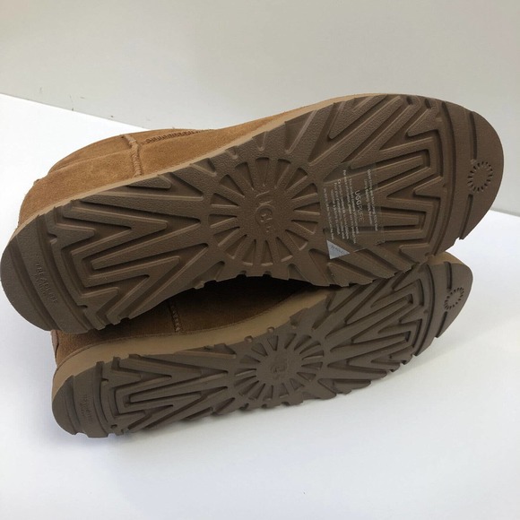 UGG Classic Femme Mini Wedge Bootie Chestnut Brown Boots Women's US Size 12 - Picture 6 of 12
